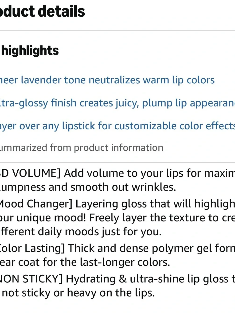 3D Color-Changing Lip Gloss — Lavender Pink